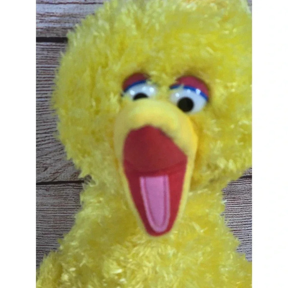 Miniso Sesame Street Plush Big Bird Stuffed Animal Toy Yellow Soft 16" New - Picture 4 of 6